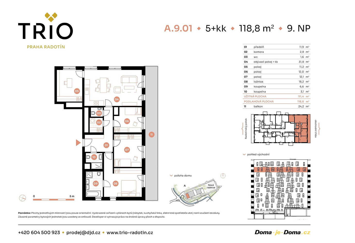 Prodej bytu 5+kk 119 m² – fotografie 3
