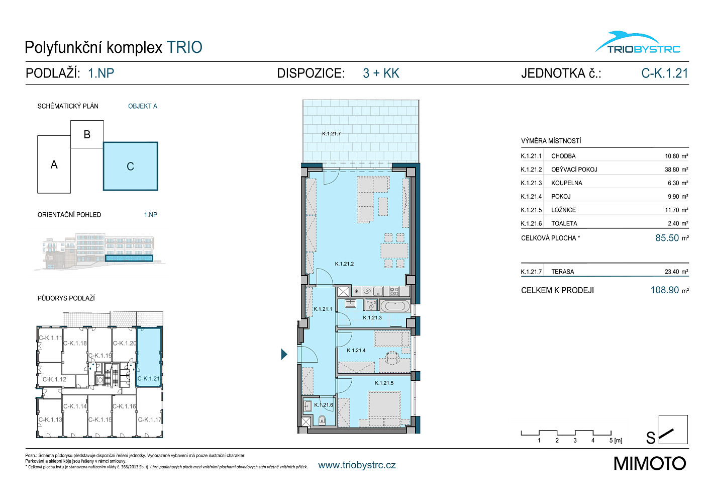 Prodej bytu 3+kk 86 m² - Ansicht 5