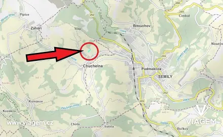 Prodej zahrady 246 m², Chuchelna, okres Semily