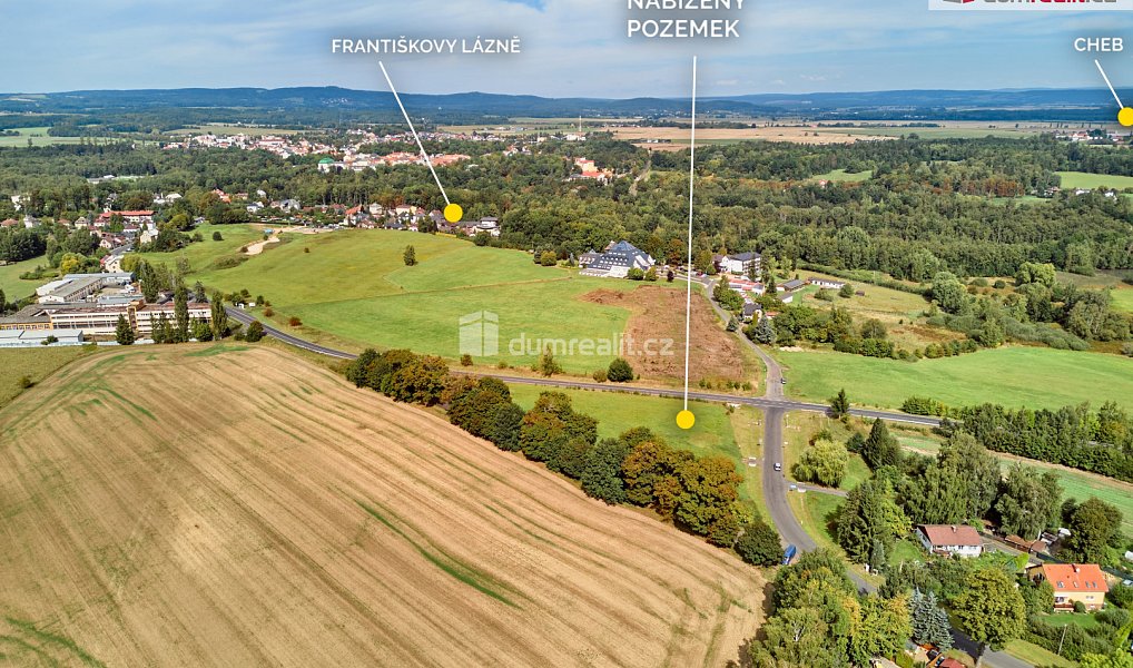 Prodej stavebního pozemku 6 597 m², Františkovy Lázně – náhled fotky 10
