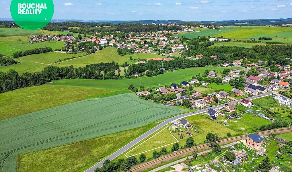 Prodej stavebního pozemku 1 207 m², Břasy – náhled fotky 6