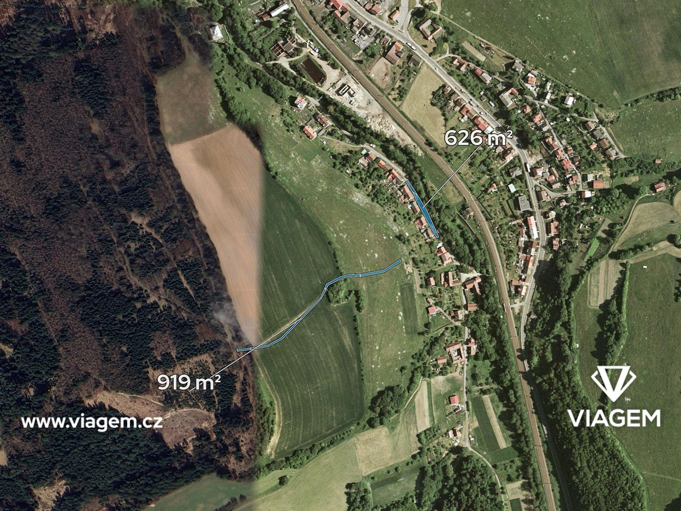 Prodej pole 1 545 m² – fotografie 2