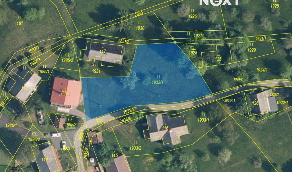 Prodej stavebního pozemku 1 281 m², Poniklá – náhled fotky 4
