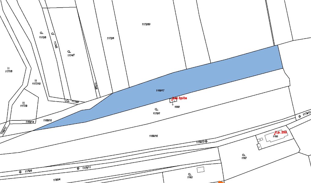 Prodej pole 400 m², Smečno – náhled fotky 2
