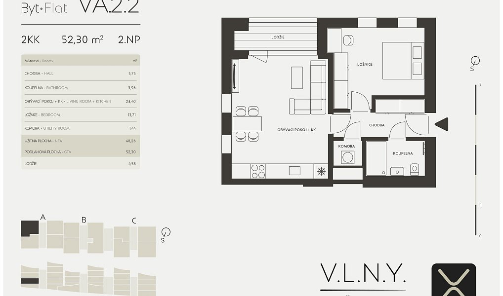 Prodej bytu 2+kk 48 m², Praha – náhled fotky 7