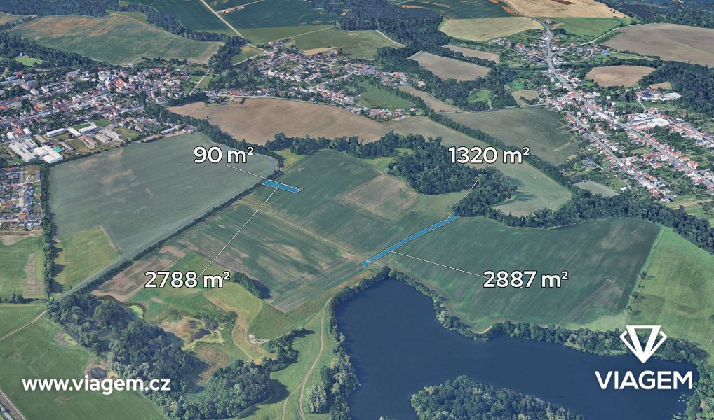 Prodej pole 708 m², Horka nad Moravou – fotka 1 z 5
