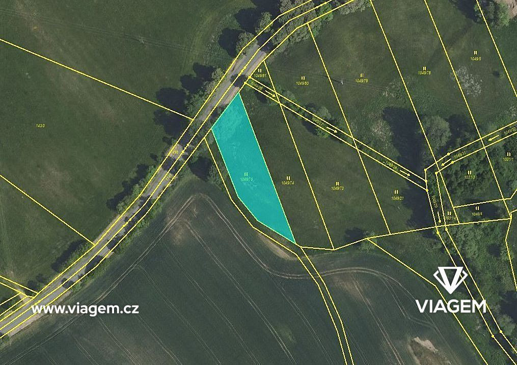 Pole 1 397 m², Podíl 42 % o výměře 582 m² – pohled 3
