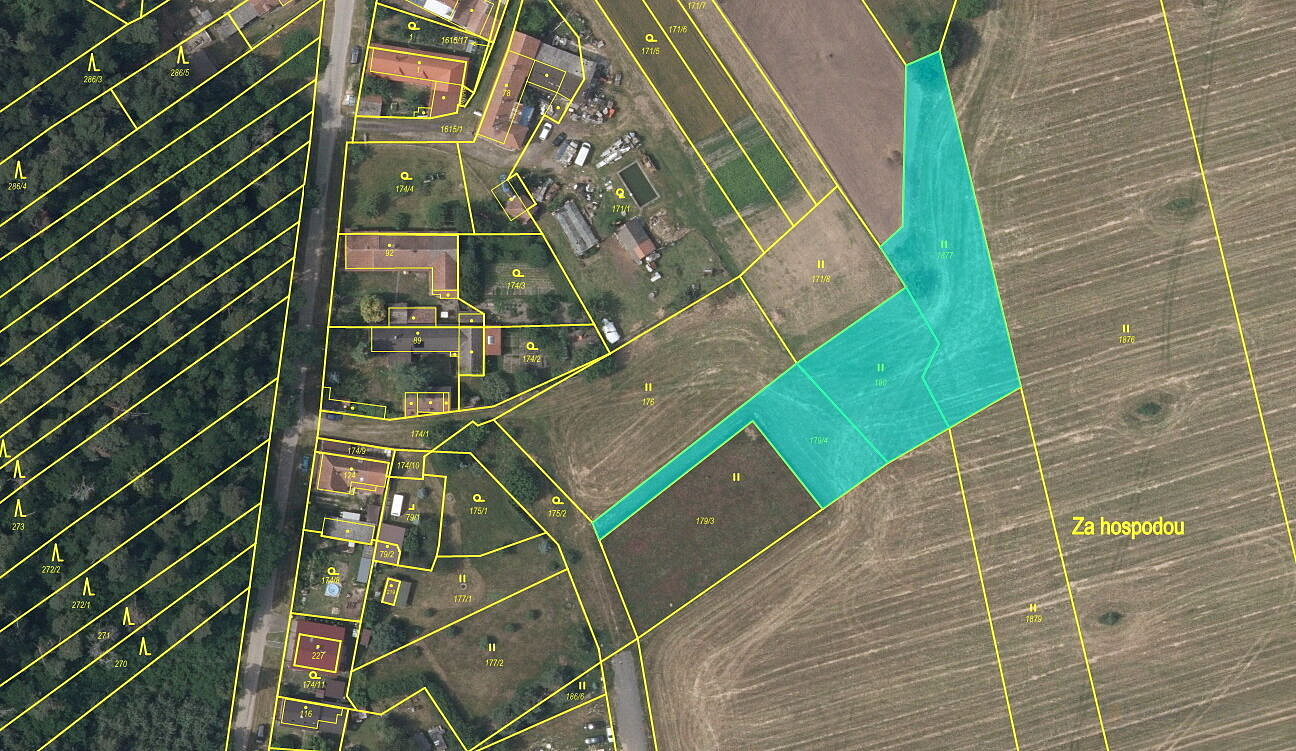 Prodej stavebního pozemku 3 367 m²
