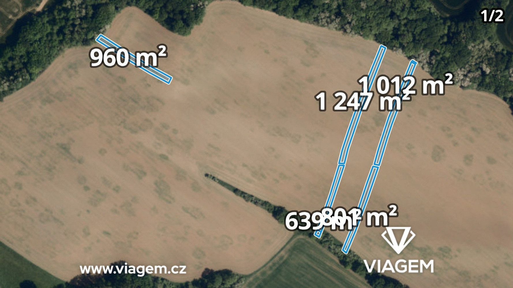 Prodej pole 3 865 m²