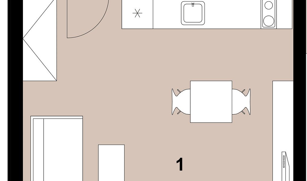 Prodej bytu 1+kk 33 m², Praha – náhled fotky 2