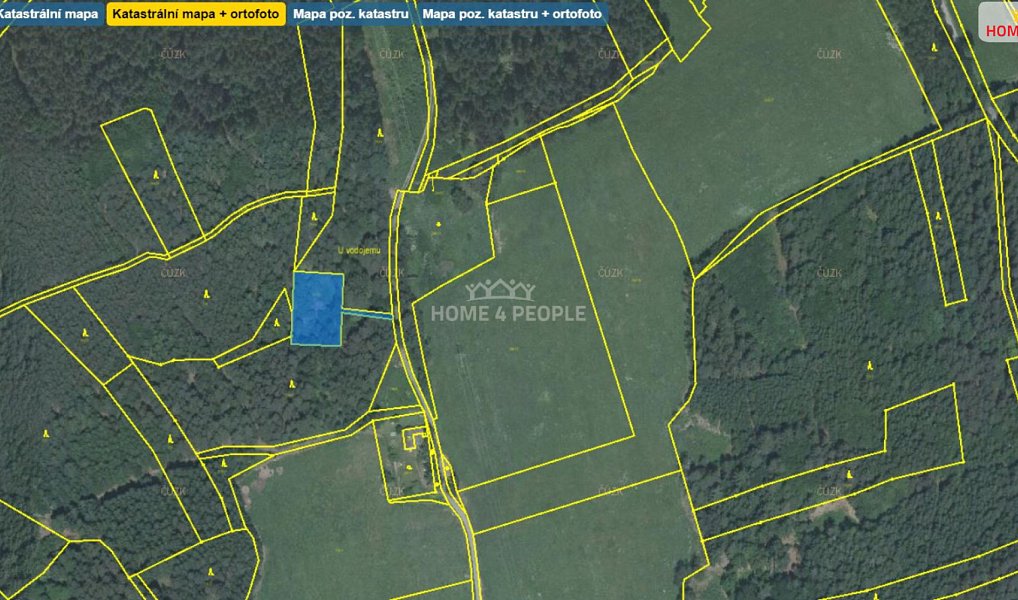 Prodej zahrady 1 463 m², Větřní – náhled fotky 2
