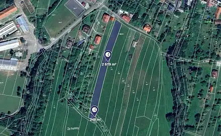 Prodej stavebního pozemku 1 791 m², Podolí, okres Vsetín