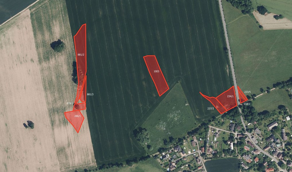Prodej louky, 8492 m², Semily, Modřišice