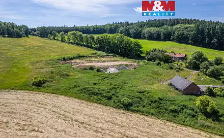 Prodej komerčního pozemku 1 369 m², Kosova Hora, okres Příbram