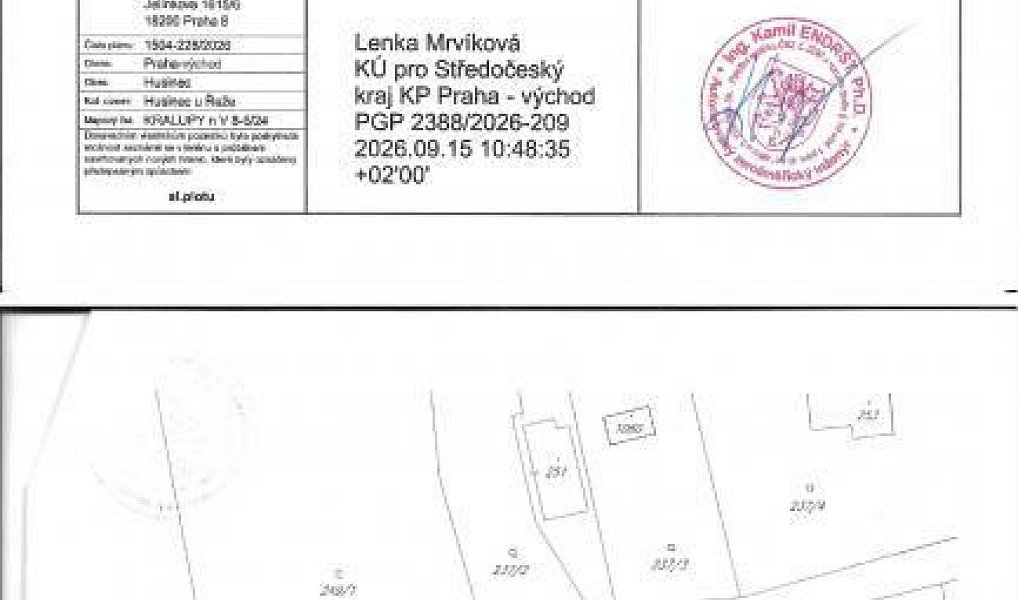 Prodej stavebního pozemku 2 115 m², Husinec – náhled fotky 21