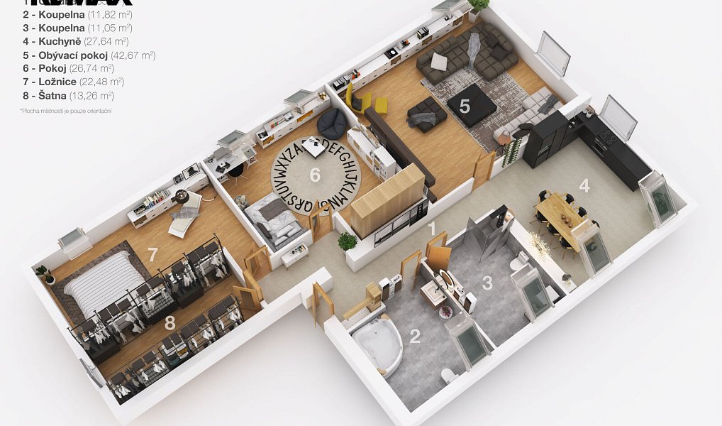 Pronájem bytu 4+1 37 m², Světice – náhled fotky 4