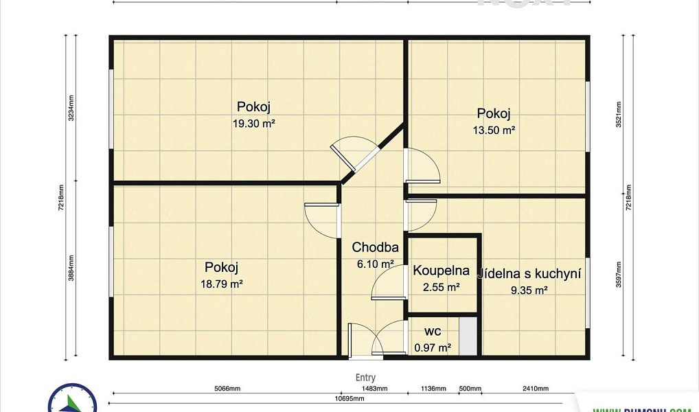 Prodej bytu 3+1 74 m², Šumperk – náhled fotky 24