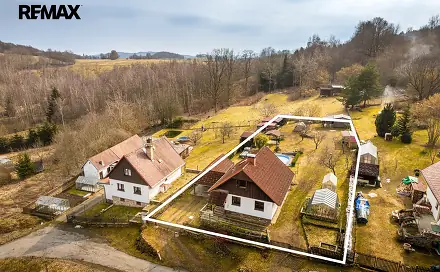 Prodej domu 120 m² s pozemkem 1 376 m², Chroboly - Lučenice, okres Prachatice