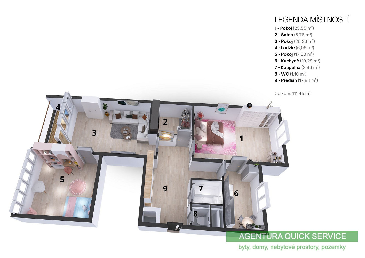 Prodej bytu 3+1 105 m² – fotografie 4