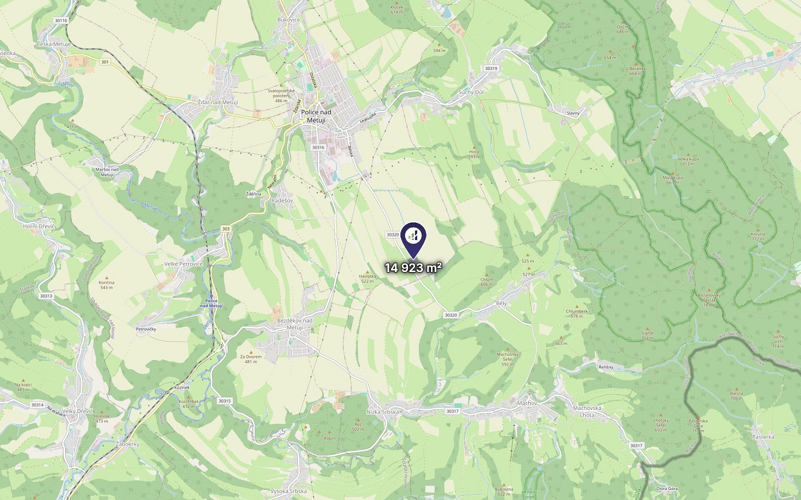 Prodej pole 14 923 m² – fotografie 3