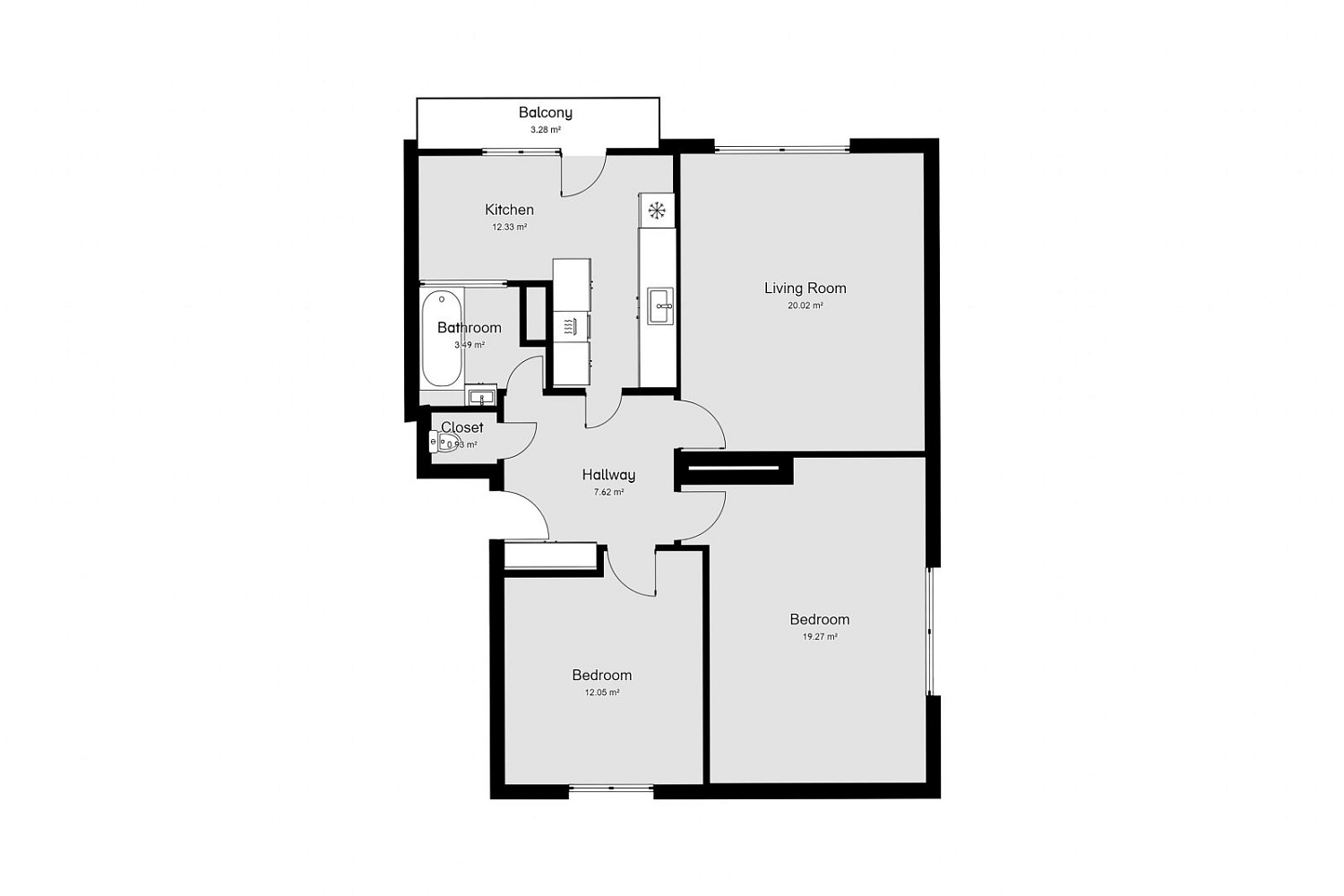Prodej bytu 3+1 85 m² – fotografie 2