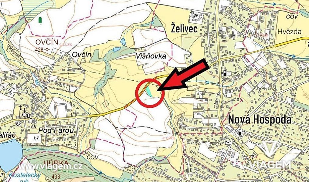 Prodej pole 582 m², Sulice – náhled fotky 4
