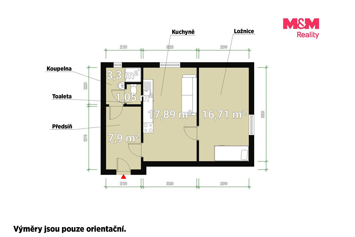 Prodej bytu 1+1 45 m² – fotografie 2