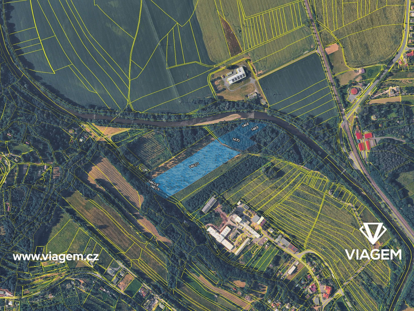 Zahrada 34 070 m², Podíl 18 % o výměře 5 310 m² – pohled 3