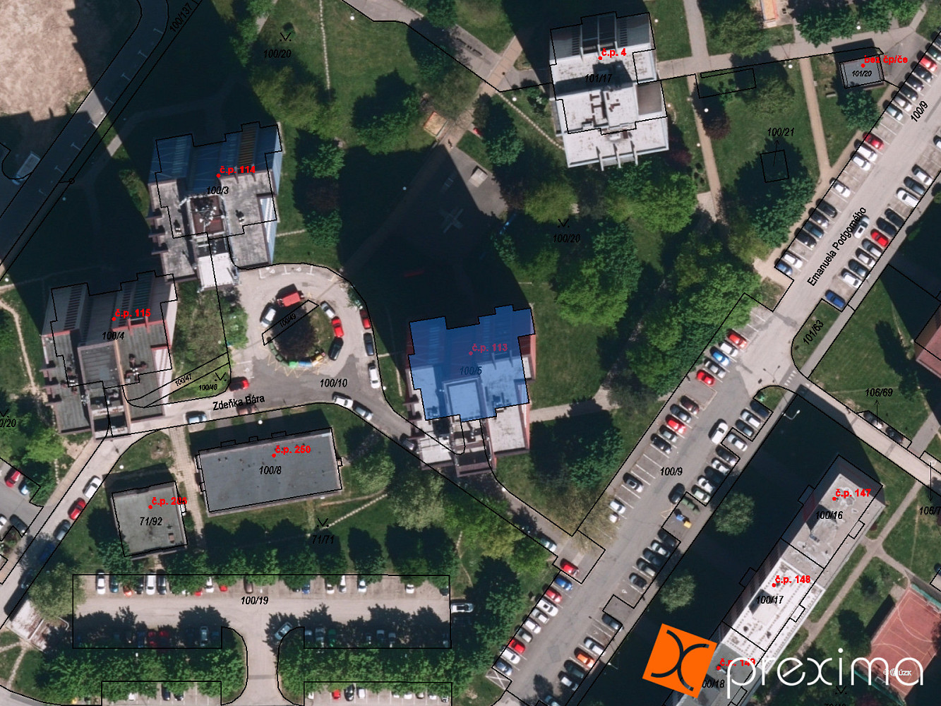 Prodej 7372/499561 nebytového prostoru 65 m² – pohled 2