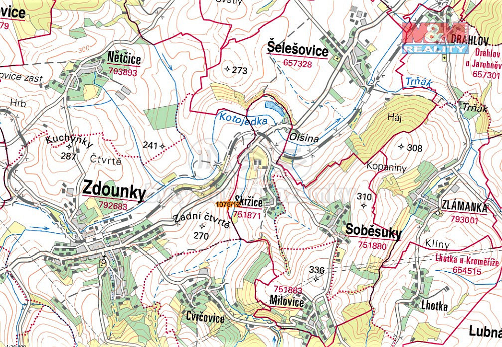 Prodej pozemku 291 m² – pohled 6