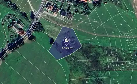 Prodej louky 1 454 m², Smilovy Hory, okres Tábor