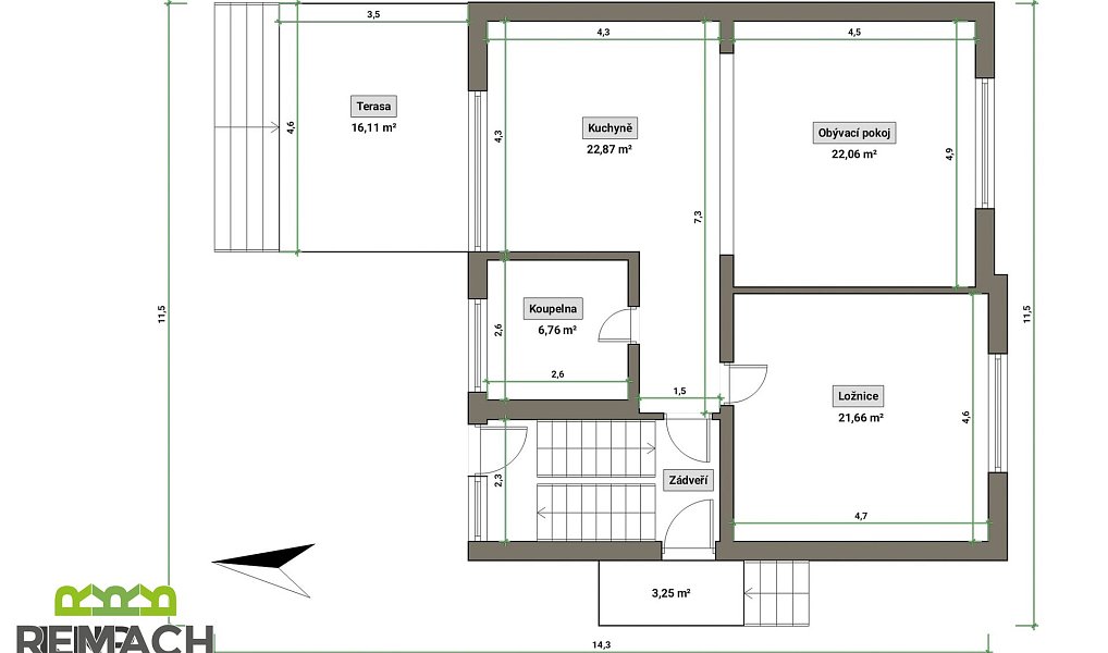 Prodej domu 148 m² s pozemkem 434 m², Staré Město – náhled fotky 2