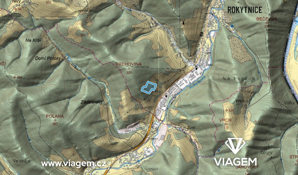 Prodej lesa 13 331 m², Vsetín – náhled fotky 3