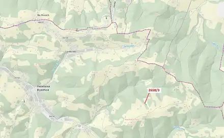 Dražba pozemku 673 m², Valašská Bystřice