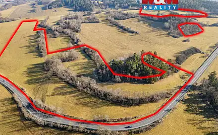 Prodej louky 104 784 m², Nišovice, okres Strakonice