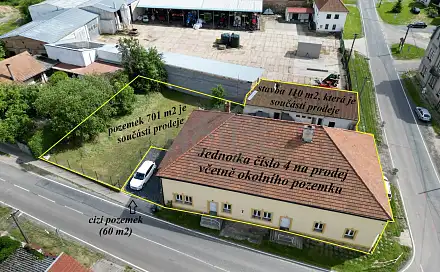 Prodej obchodních prostor 452 m², Hořany, okres Nymburk