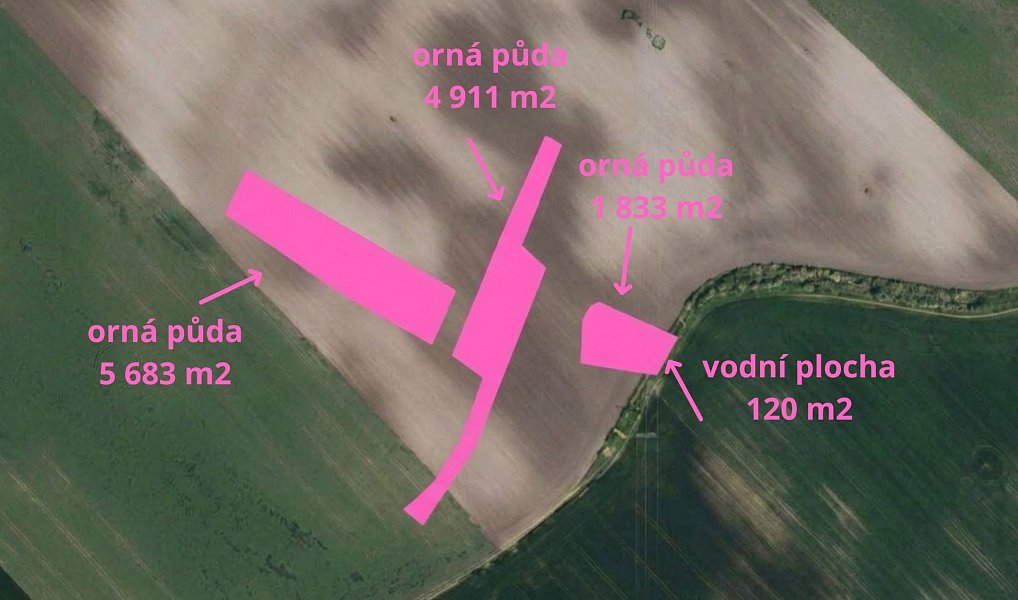 Prodej pole 60 930 m², Čejkovice – náhled fotky 5