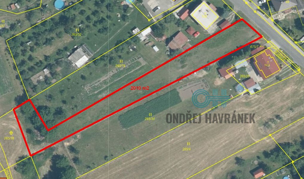 Prodej pozemku, 2010 m², Vsetín, Kelč