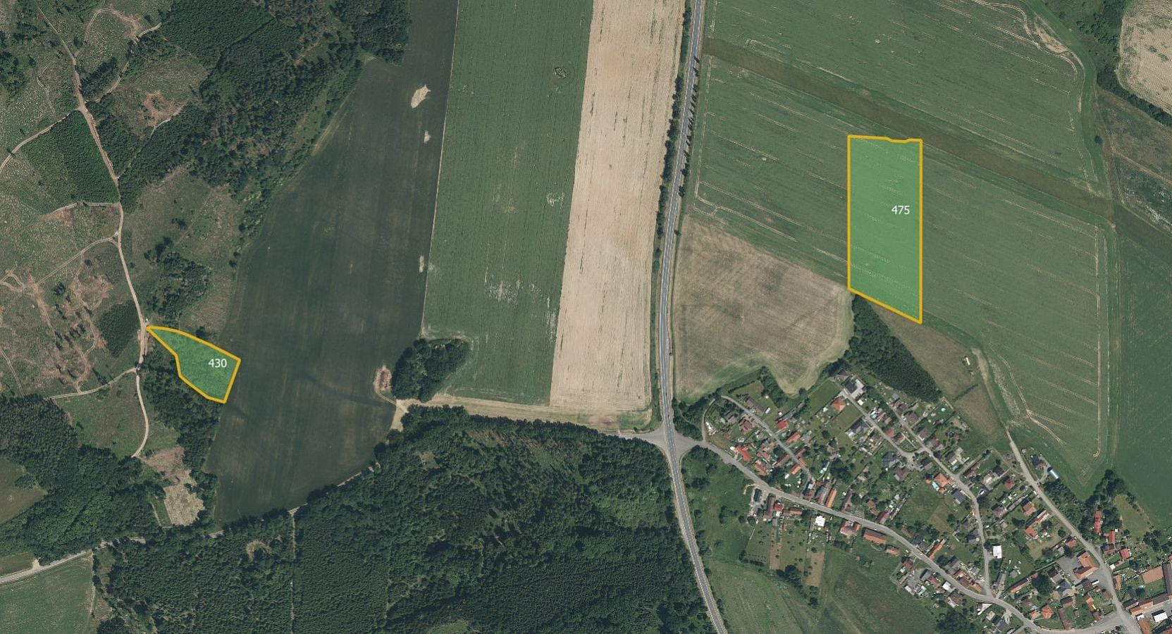 Prodej pole 15 495 m²