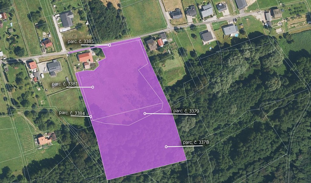 Prodej stavebního pozemku 12 199 m², Doubrava – náhled fotky 3