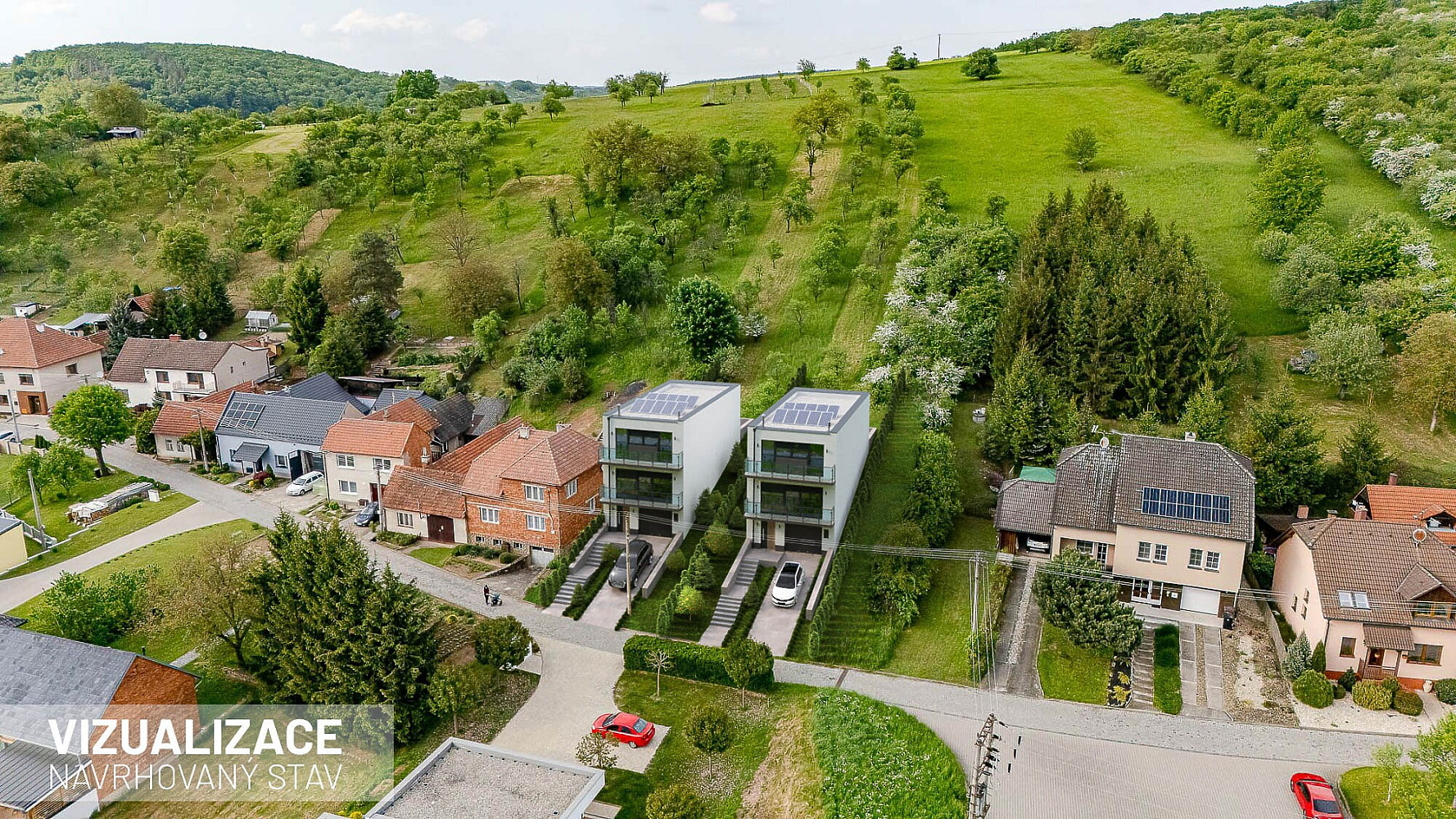 Prodej stavebního pozemku 1 384 m² – pohled 4