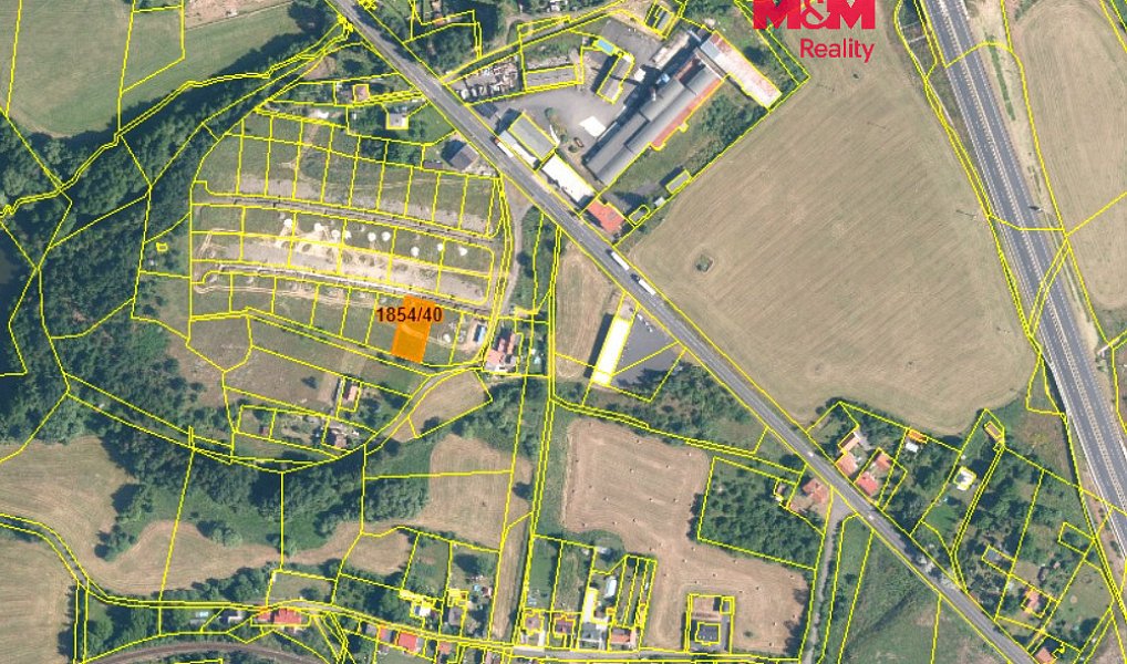 Prodej pozemku, 854 m², Louny, Lubenec