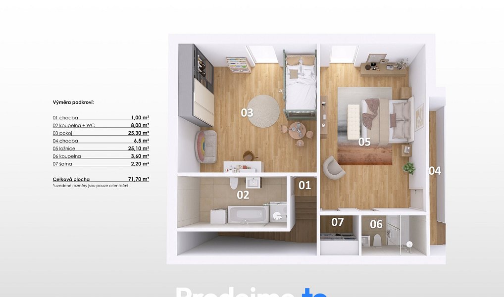 Prodej domu 182 m² s pozemkem 525 m², Hevlín – náhled fotky 8