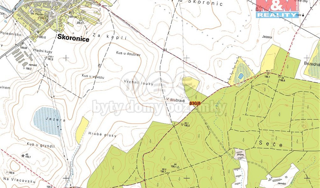 Prodej lesa 299 m², Skoronice – náhled fotky 3