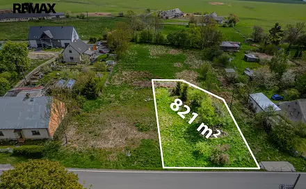 Prodej stavebního pozemku 821 m², Razová, okres Bruntál
