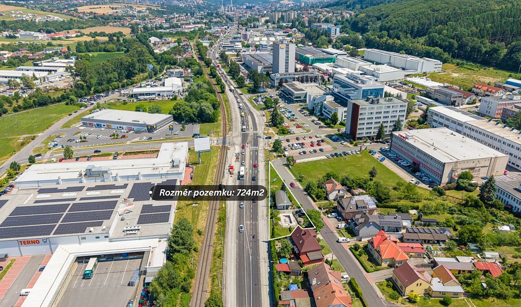 Prodej komerčního pozemku 724 m², Zlín – náhled fotky 6
