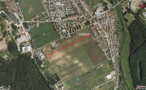 Prodej stavebního pozemku 4 393 m², Břeclav - Poštorná