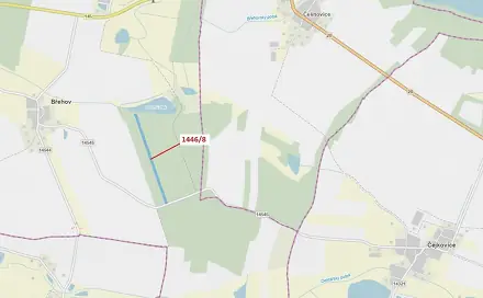 Dražba lesa 20 146 m², Břehov