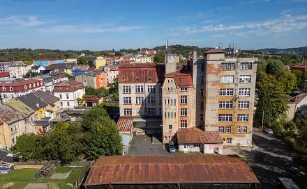 Prodej výrobních prostor 4 434 m², Tyršova, Aš, okres Cheb