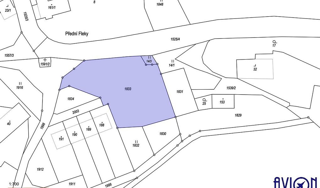 Prodej stavebního pozemku 1 978 m², Chudenín – náhled fotky 3